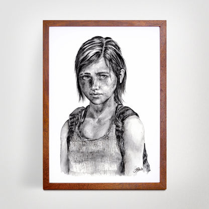 Ellie Williams 'The Last of Us'  - Printable Art