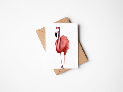 Flamingo - Greeting Card