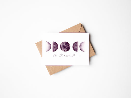 It's Just a Phase - Moon Phases Greeting Card