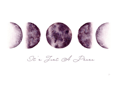 It's Just a Phase - Moon Phases Greeting Card