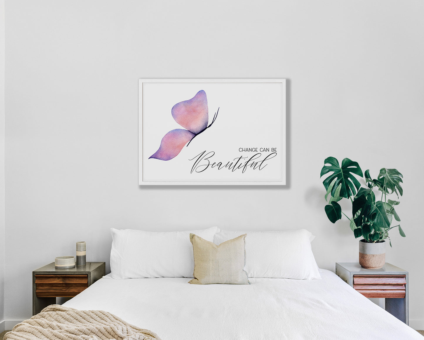 Change Can Be Beautiful - Butterfly Print