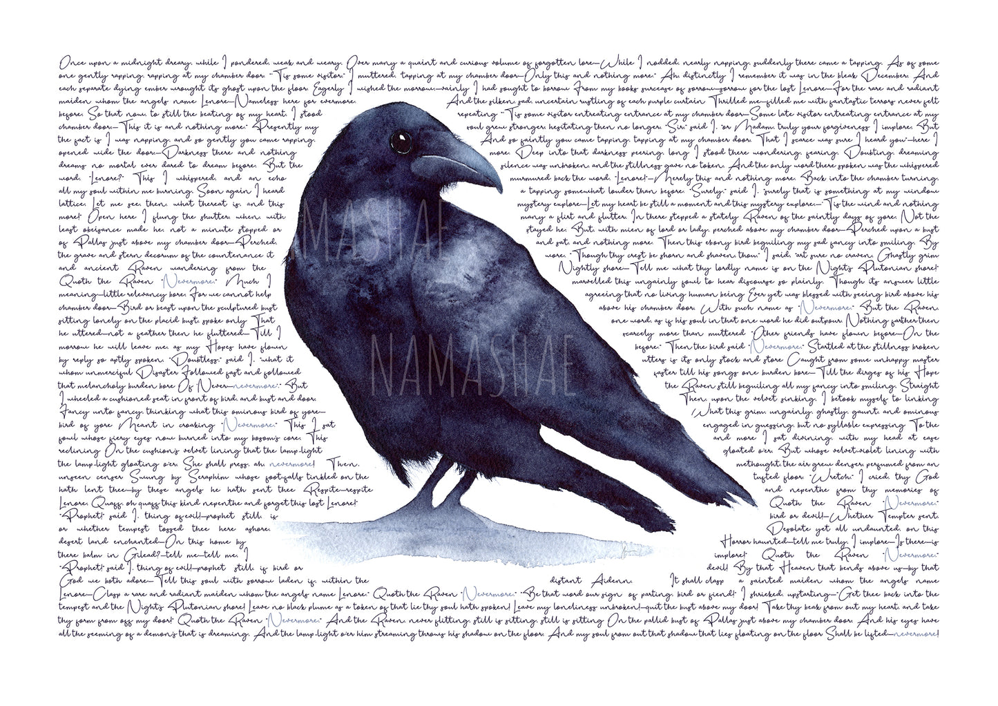 Nevermore Raven - Print