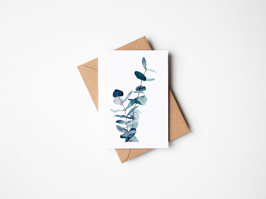 Round Eucalyptus - Greeting Card