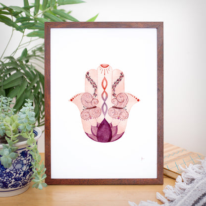 Nature Hamsa - Print